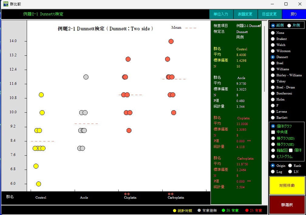 Pharmaco Basic 画面2